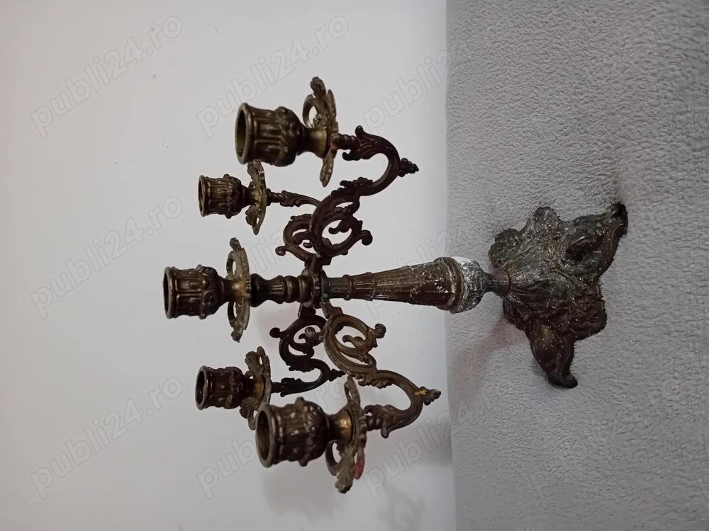 Sfesnic vechi cu 5 luminari 