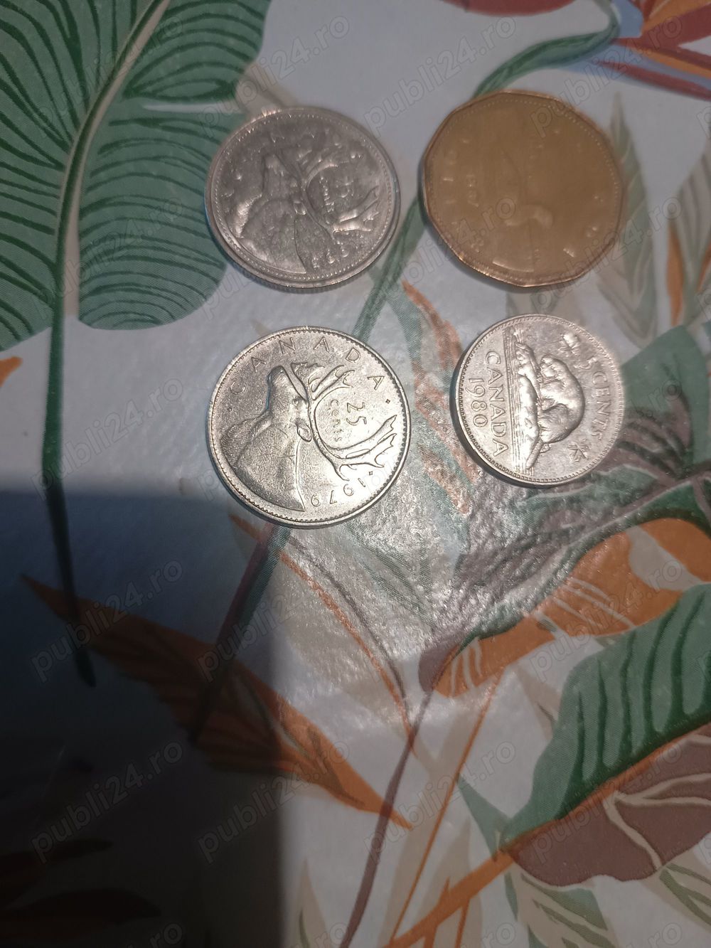 vand colectie unica 4 monede canada