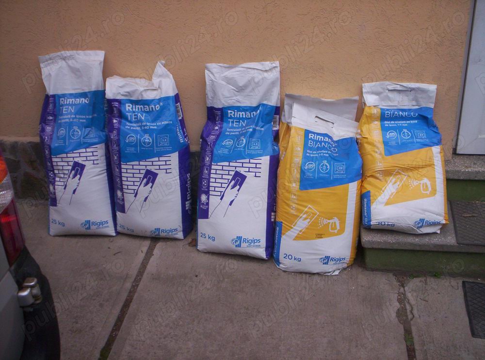 Tencuiala si glet rigips RIMANO