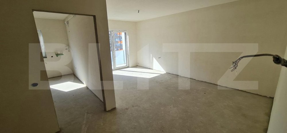 Apartament 2 camere, decomandat, 51.17 mp, CF, zona Terra