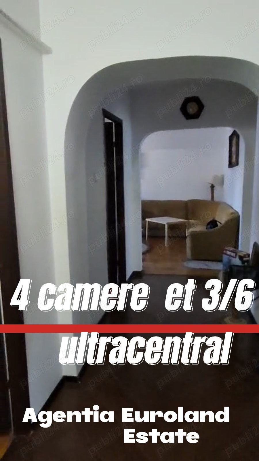 Buzau, str. Unirii centru, 4 camere cu 2 balcoane 