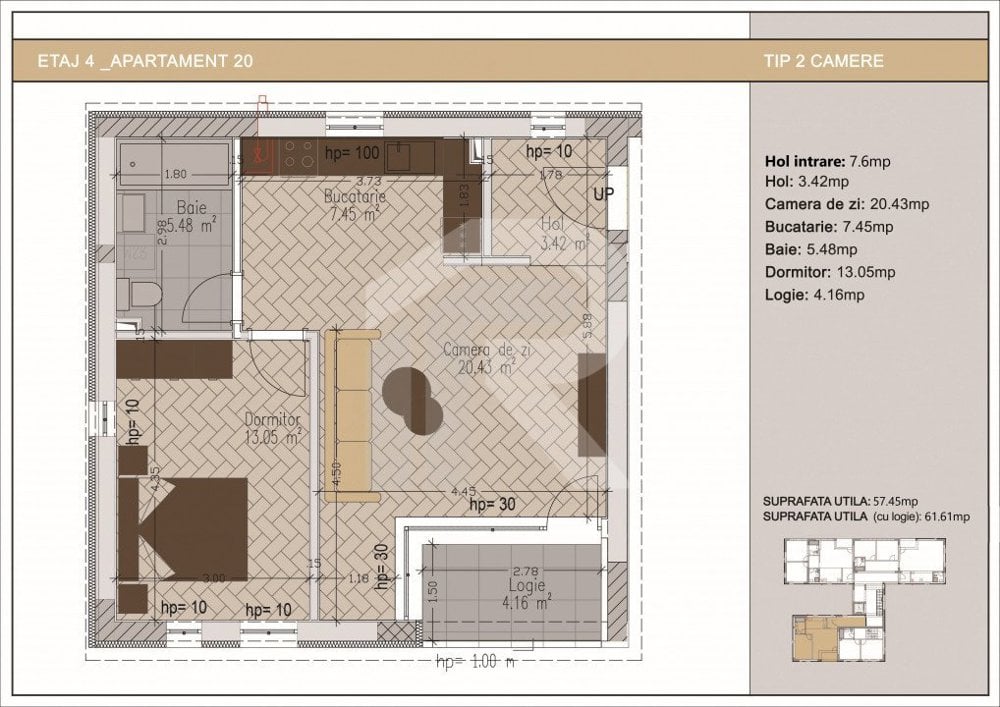 2 camere in bloc nou zona Nerva Traian, Metrou Timpuri Noi