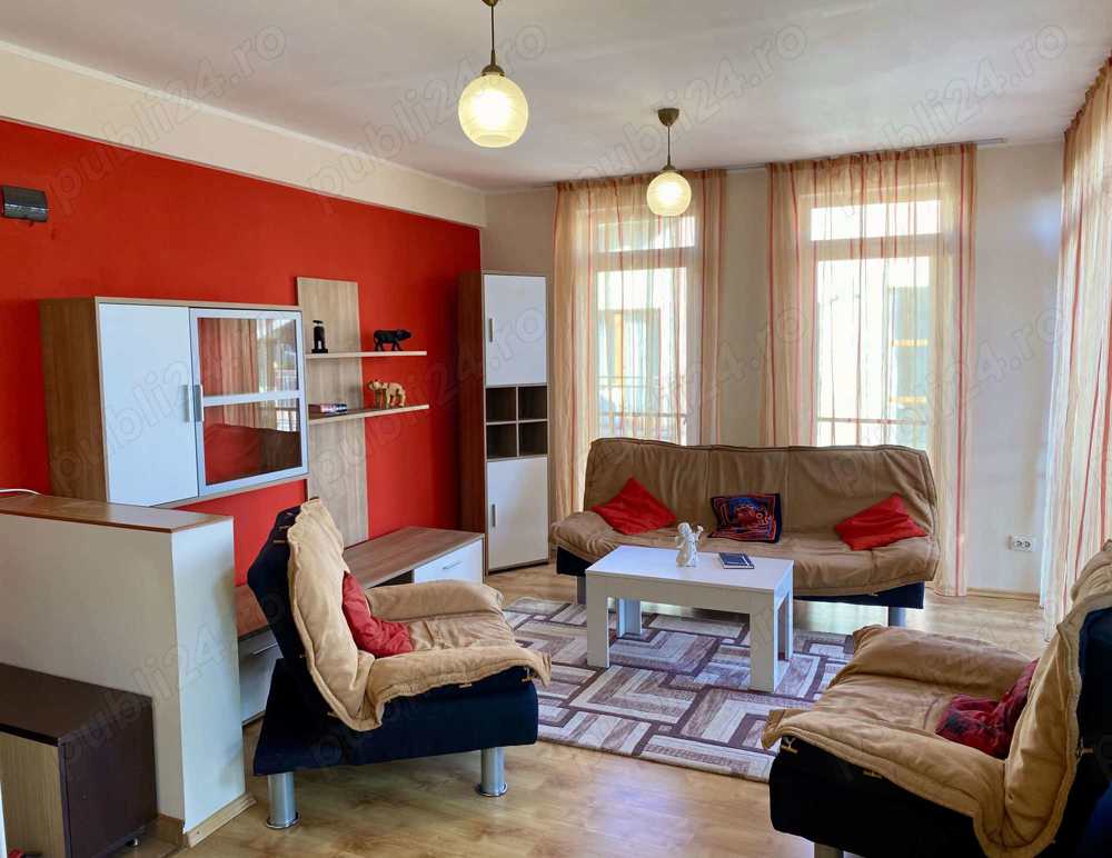 Apartament cu 3 camere, 60 mp, mobilat, zona Terra