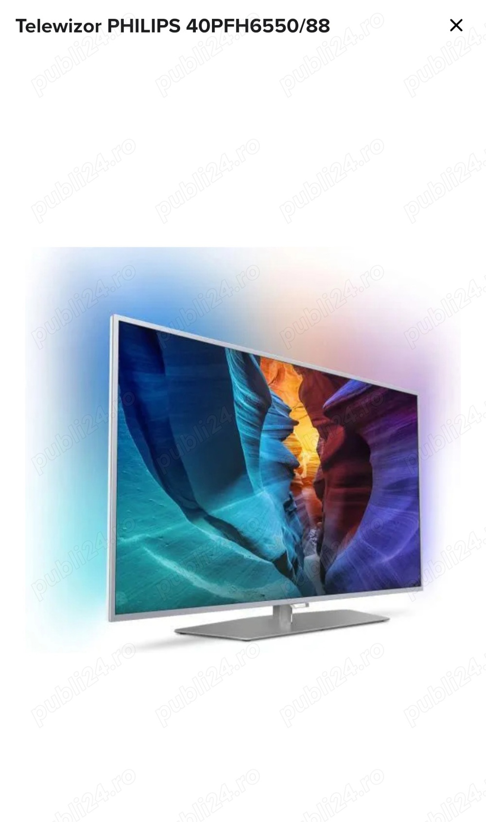 TV Philips Ambilight 40 pfh6550 88, 3D, LED, FullHD, 102cm