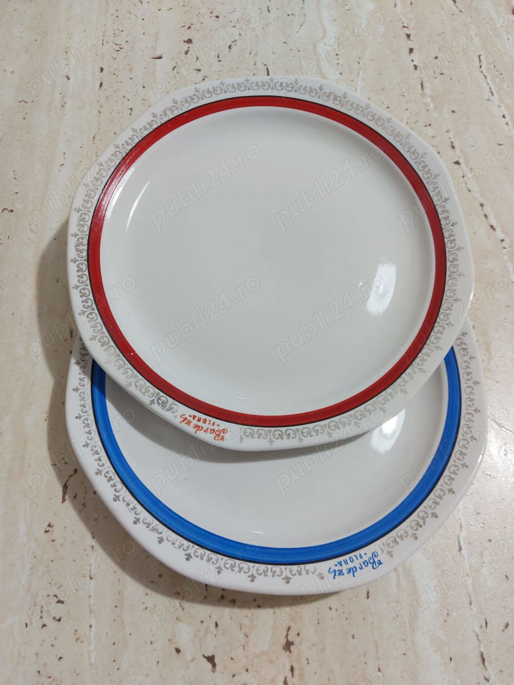 Farfurie aperitiv NOI din portelan rezistent