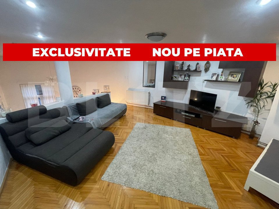 Casa cu 6 camere, pretabila pentru spatiu comercial, teren 516 mp, zona Centru  