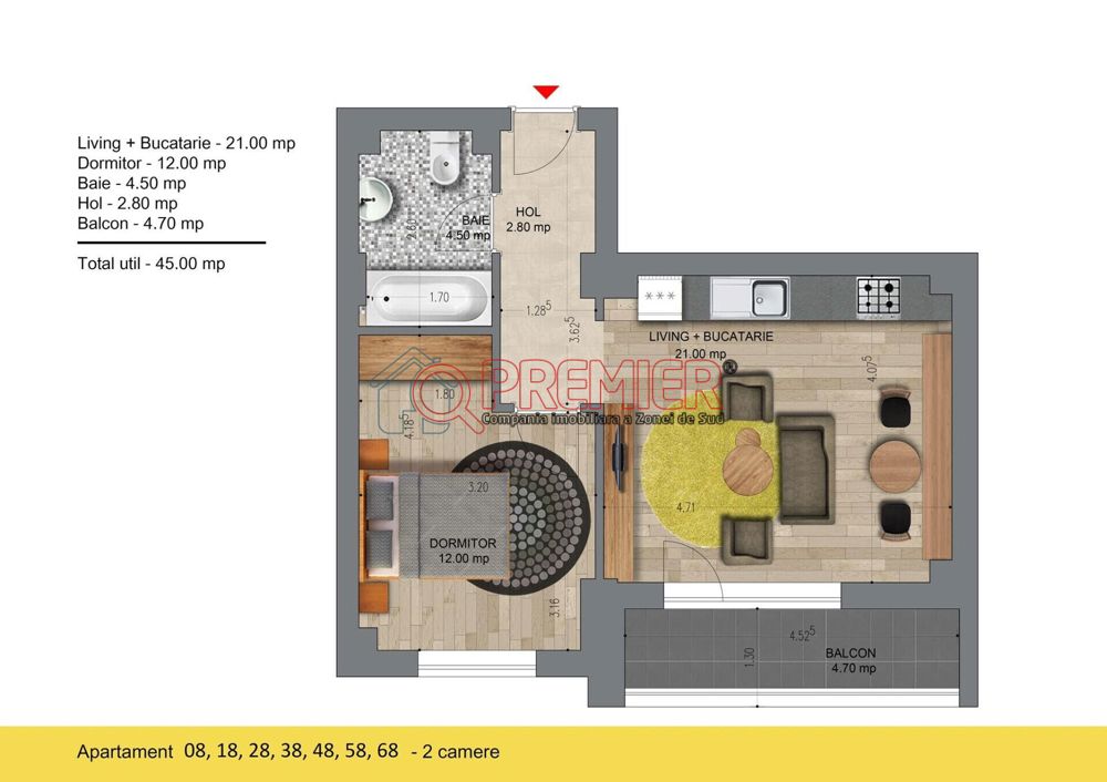 Deco Residence - vanzare studio - mutare imediata! - Metrou Berceni