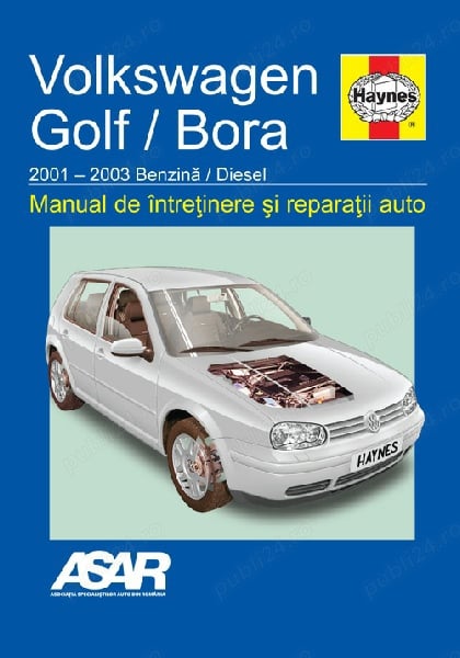 Manual reparatii limba romana pentru VW Golf/Bora 2001-2003