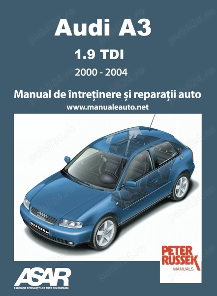 Manual reparatii Audi A3 1.9 TDI 2000-2004