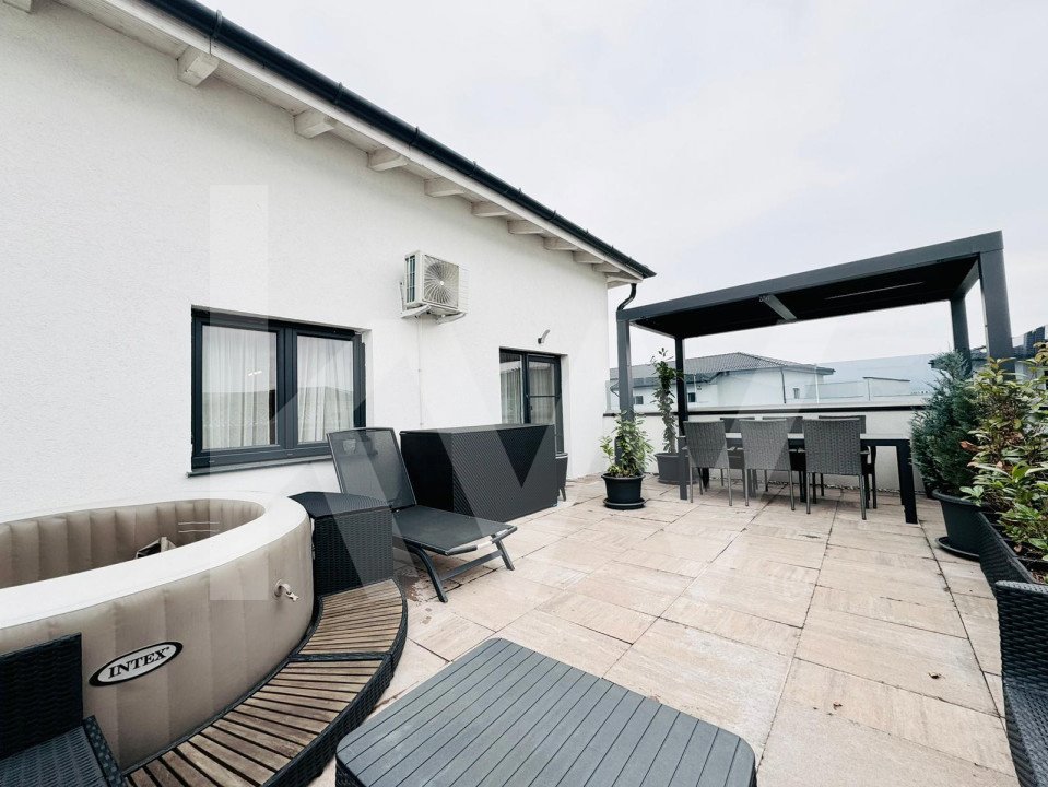 Penthouse modern cu terase spațioase si 3 locuri de parcare - Sibiu