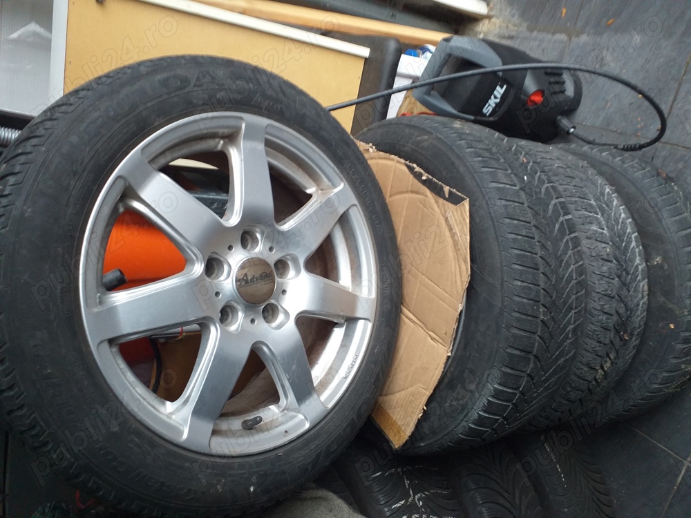 jante 16" Opel Astra cu anvelope de iarna 