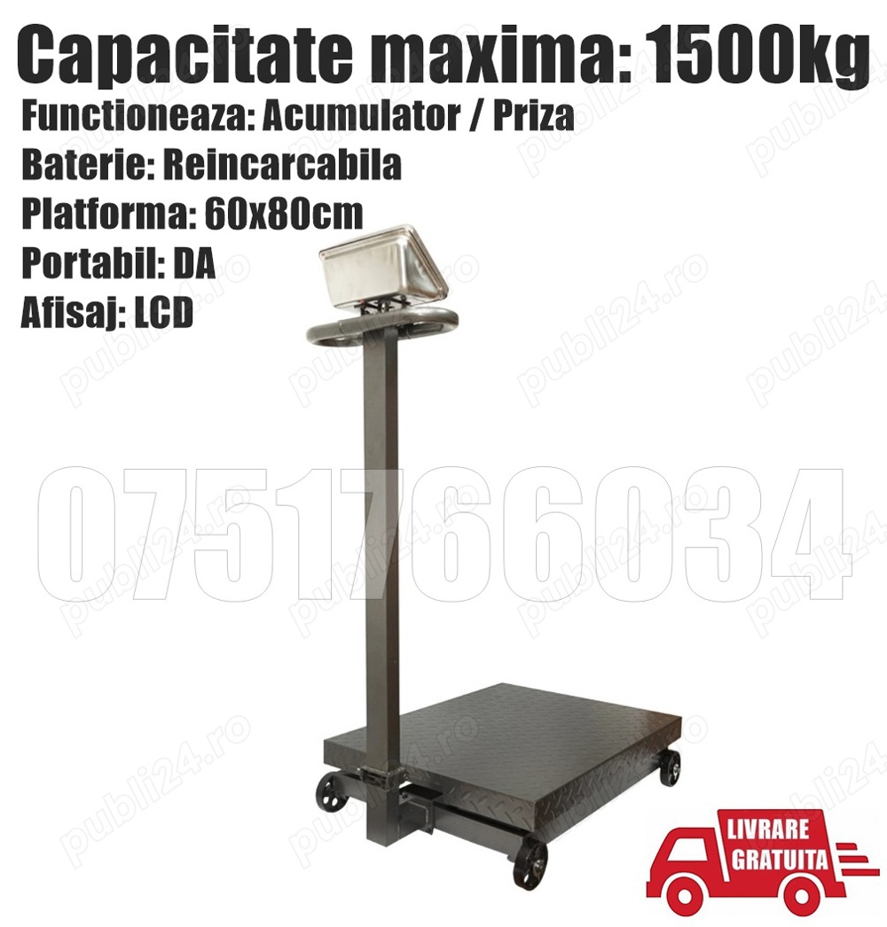 Cantar Platforma Electronic Portabil Brat Rabatabil Baterie Reincarcabila Animale Legume Fructe 1500