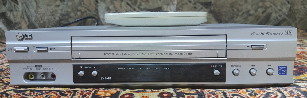 videorecorder VHS LG, stare excelentă 