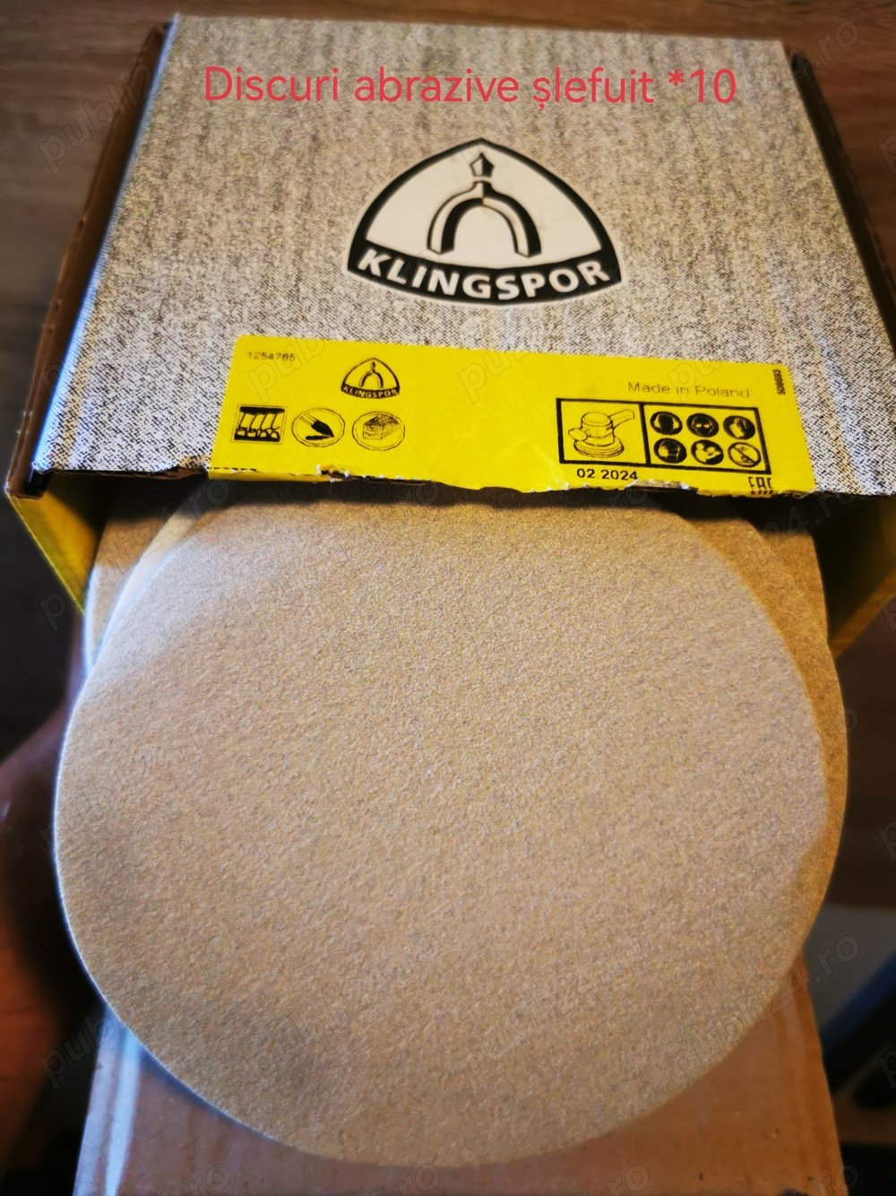 Smirghel /foi abrazive orbital pt tinichigerie, lemn etc, diferite granulații 