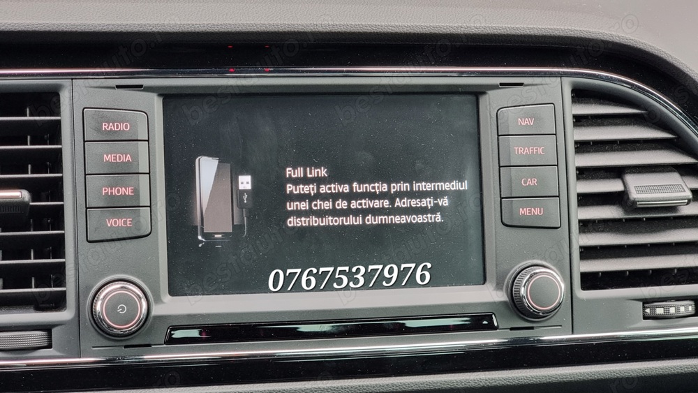 FullLink Waze Apple CarPlay/Android Auto Seat Leon,Ibiza,Arona,Ateca