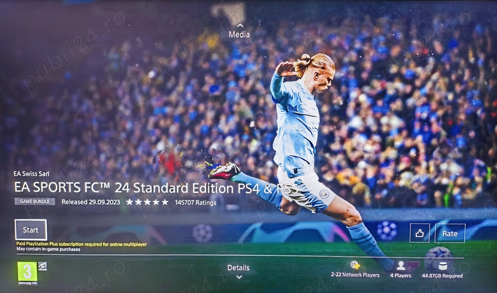 Vand sau schimb Cont FC24 PS4 + PS5