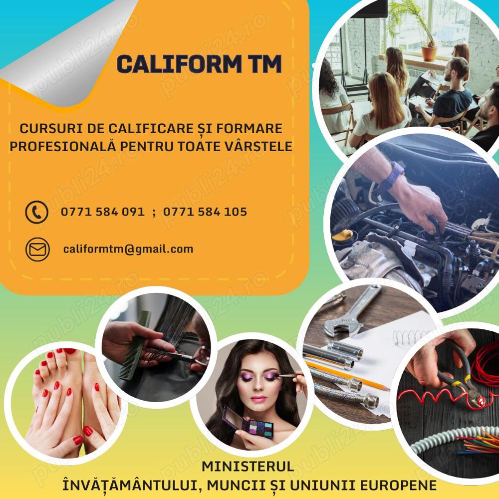 Caliform TM- Cursuri practice, teoretice și acreditate