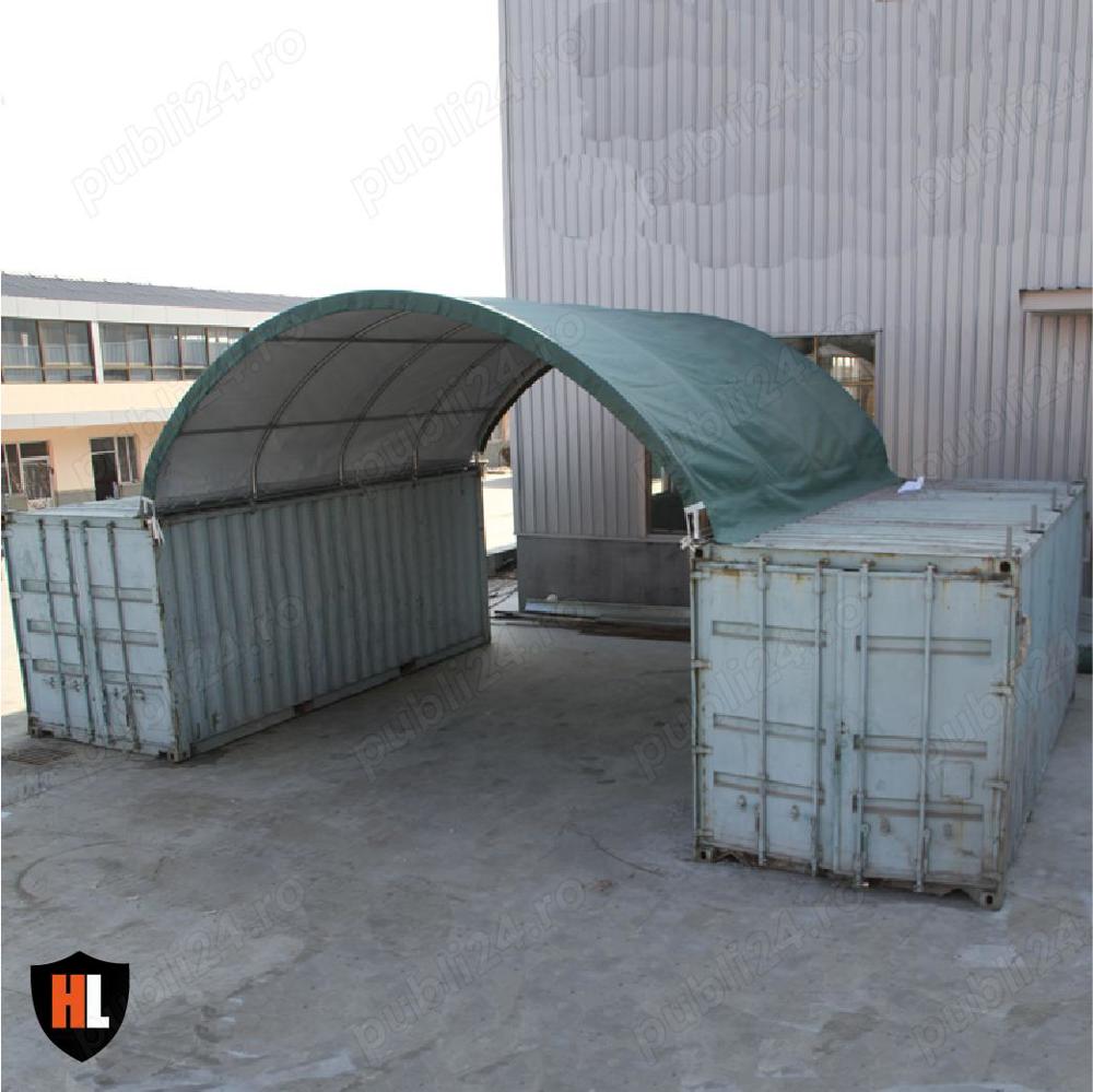 REDUCERE! Cort container 6m x 6m pentru containere de 20"