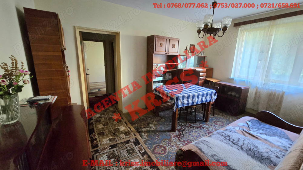 Apartament 2 Camere NEGRU VODĂ Confort 1 Semidecomandat Etaj Parter Cu Balcon Liber