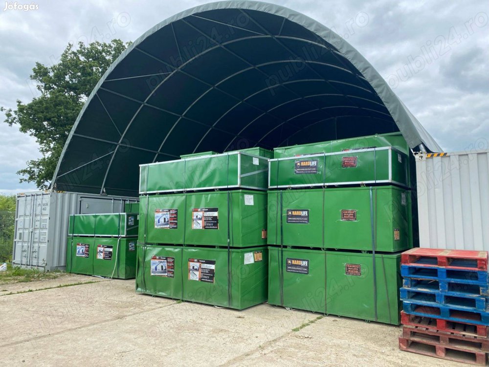 Cort container 6m x 12m pentru containere de 40"