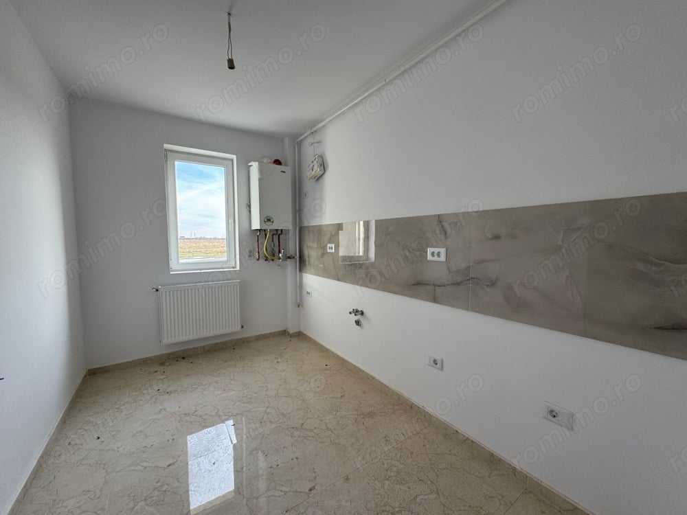 Apartament nou cu 2 camere cu bucatarie inchisa 