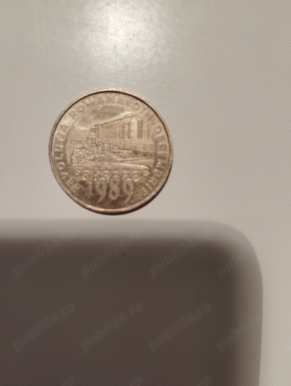 Moneda 50 bani 1989.
