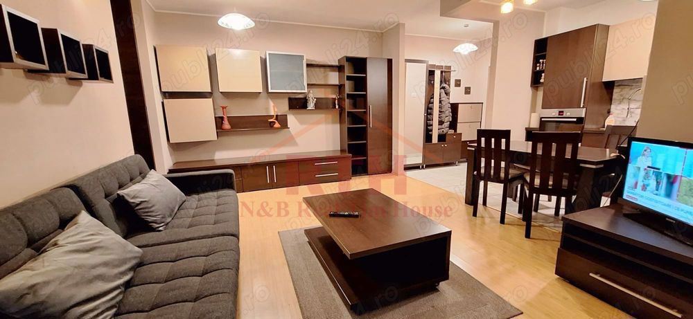 Apartament 2 camere utilat si mobilat modern, zona Mures- Miloia