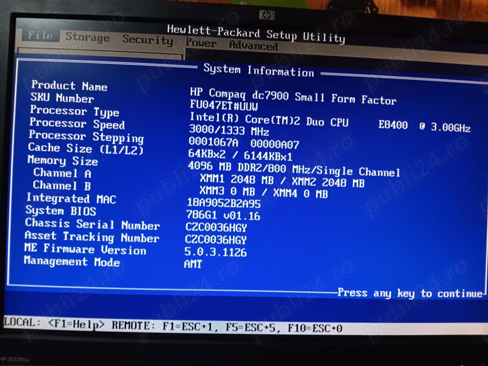calculator pc intel core duo 3ghz