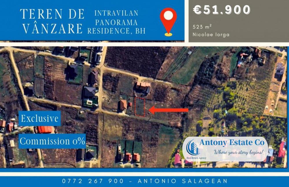 Oportunitate de investitie, Teren intravilan, Panorama Residence, BH