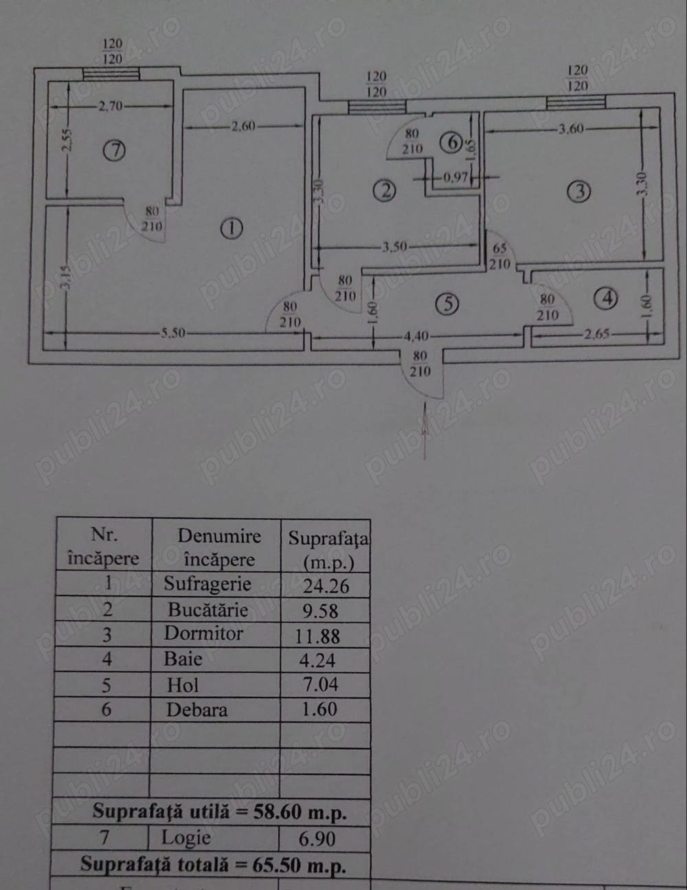 Apartament 2 camere ultracentral