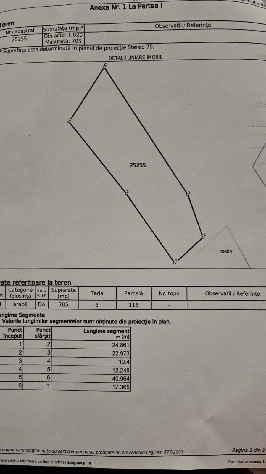 Teren intravilan pt casa