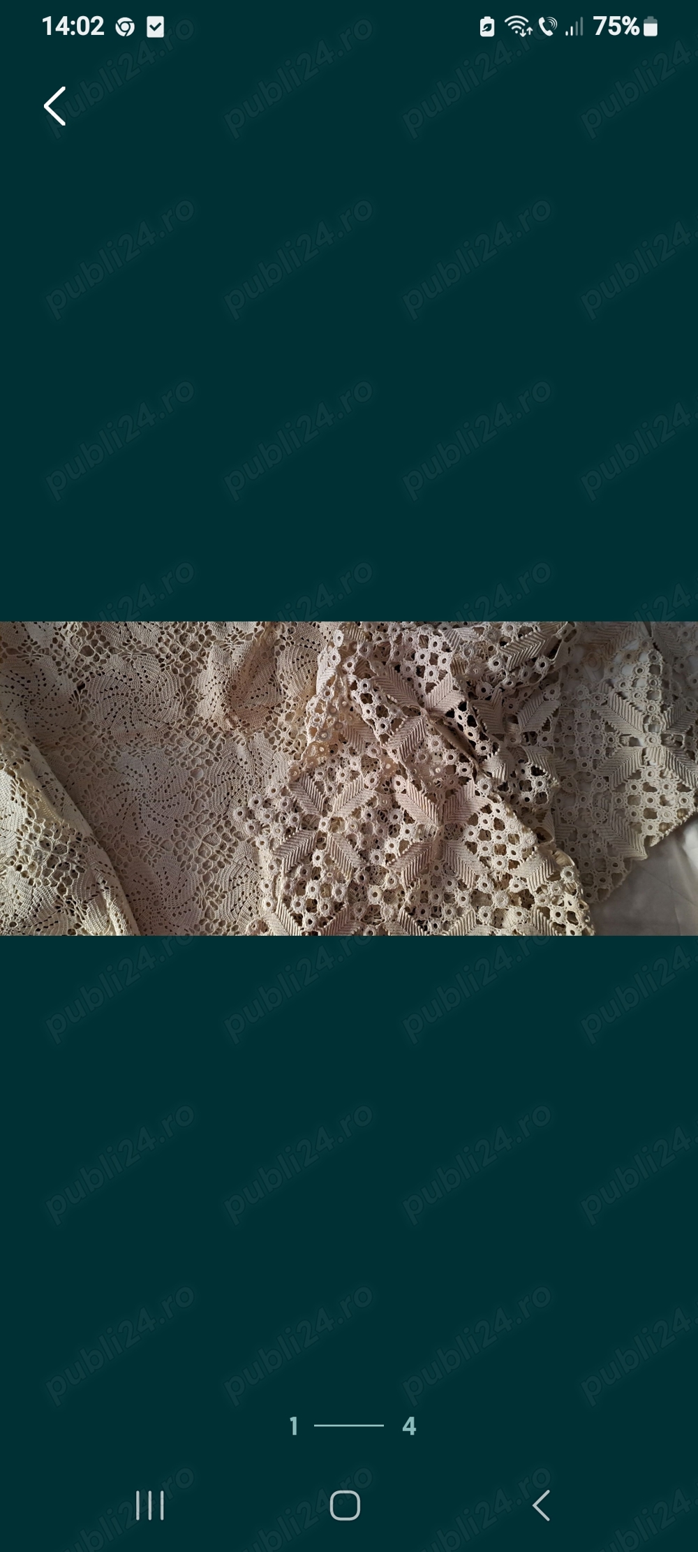  vand 2 fete masa macrame