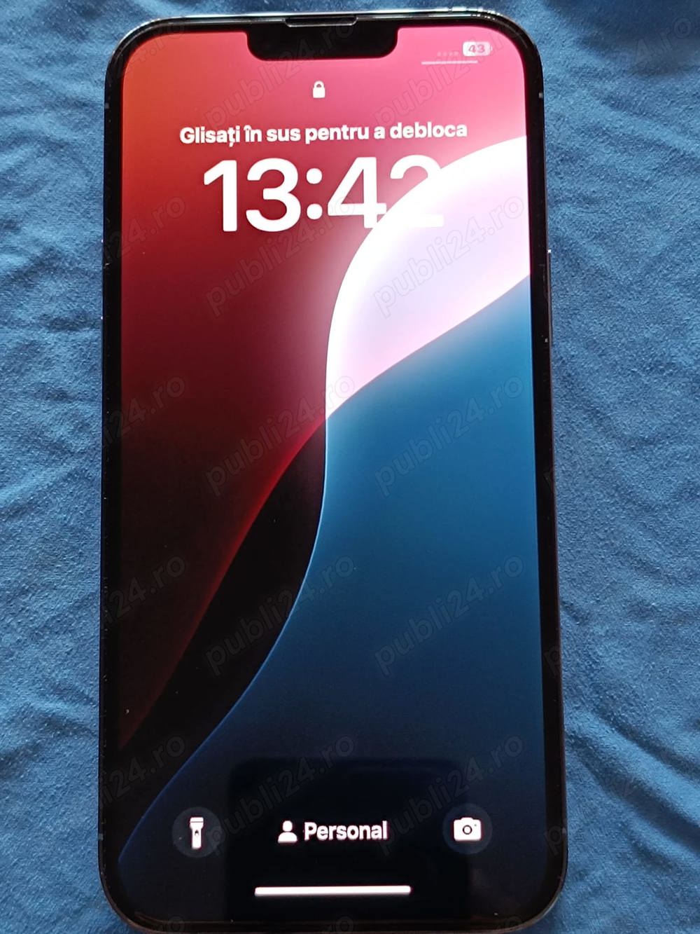 Telefon mobil Apple iPhone 13 Pro Max, 256GB, 5G, Sierra Blue NOU