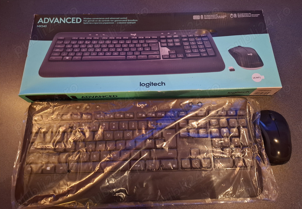 Kit tastatura + mouse wireless, Logitech MK540 Advanced