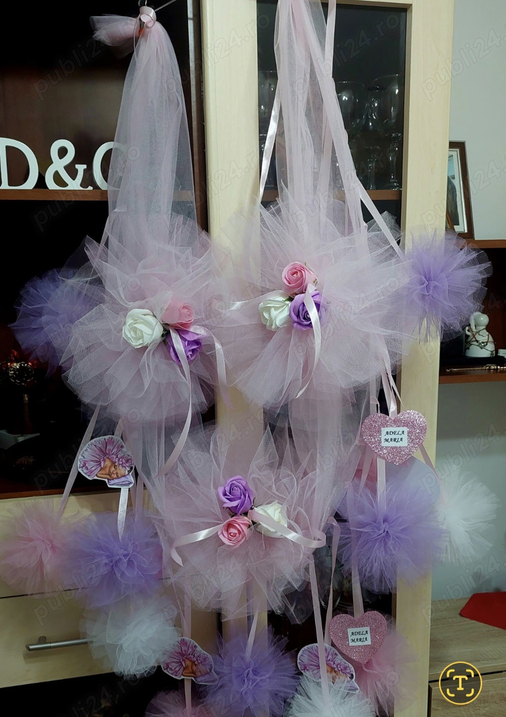 Vand accesorii pt botez si nunti