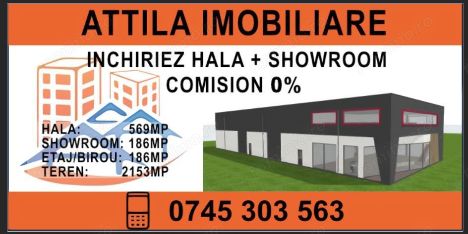 Hala cu Showroom Ghiroda 570 mp