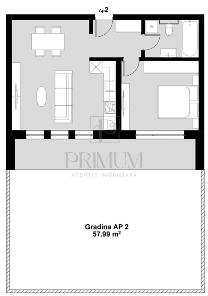 GIROC - 2 Camere - Parter - Bloc nou - Gr #259;din #259; proprie