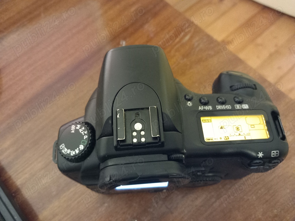 DSRL Canon 20D+baterie+ obiective accesorii opționale 