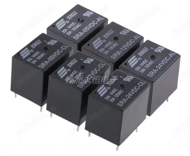 Releu miniatura PCB SRA-05VDC-CL 5 volti 5 pini
