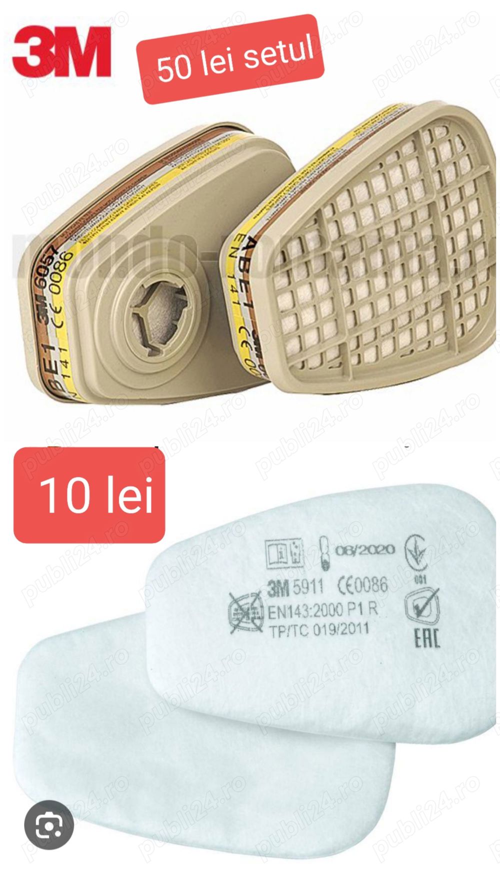 Filtre Carbon 3M la 50 lei setul , Prefiltre Suprafiltre 3M la 10 lei setul