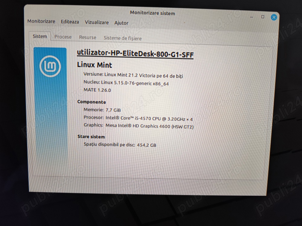 unitate de calculator hp i5 