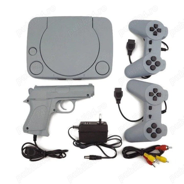 Consola de jocuri video OneTech Retro, Super Mario Bros Game, Model Nou, 2x Joystick, Pistol,nouă 