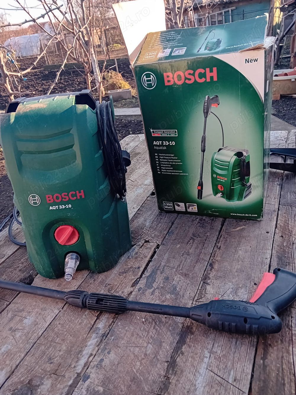 Vand spalator cu presiune