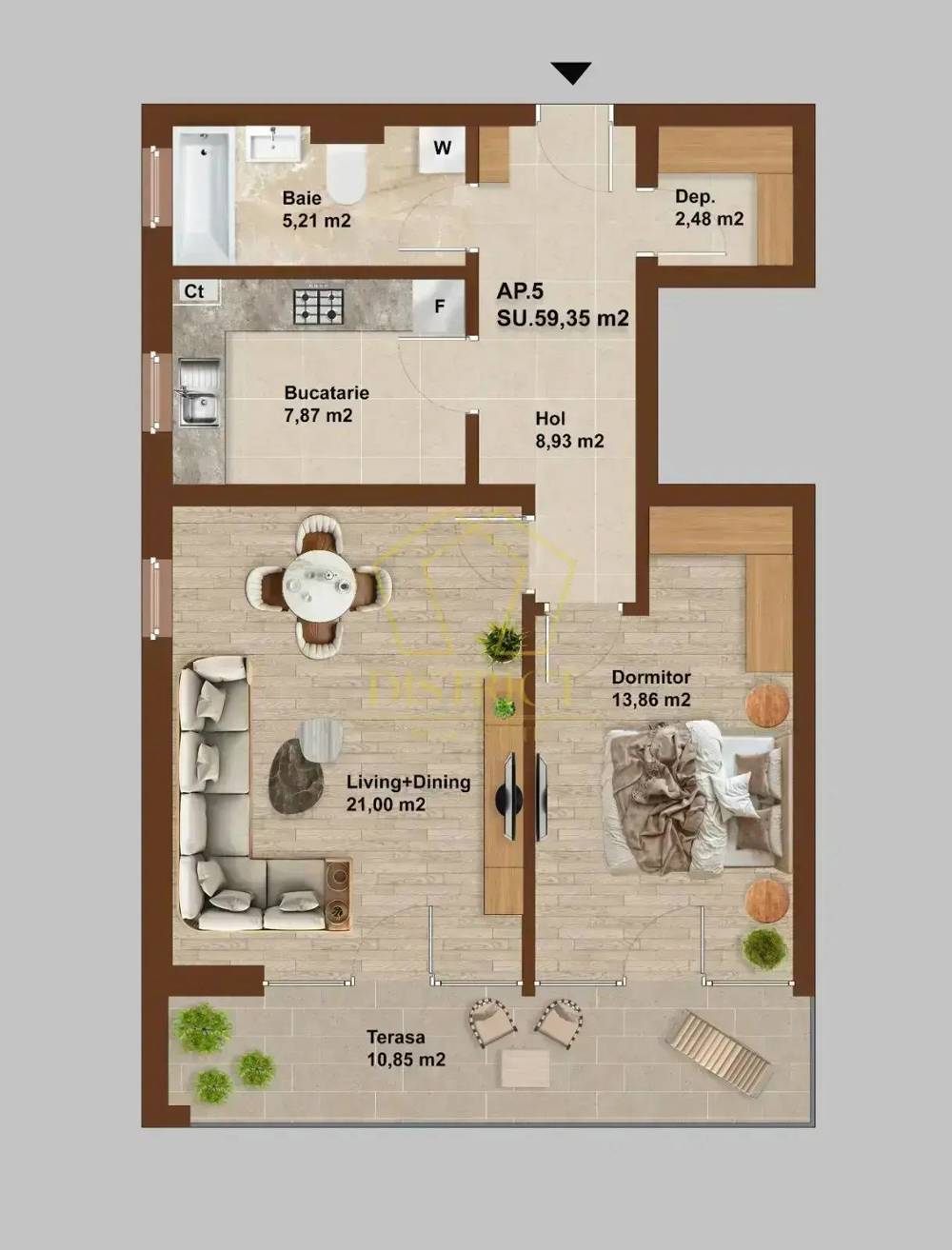 0% COMISION Apartamente cu 2 camere, finalizare mai | Buziasului