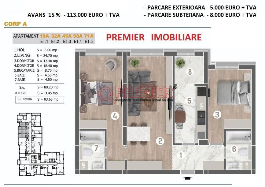 Metalurgiei - Parcul Tudor Arghezi - 3 camere - Cavar Rezidence