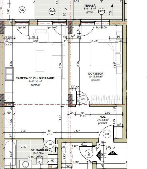 COMISION 0 ! Apartament 2 camere, TVA inclus, garaj, Zona Centrala !