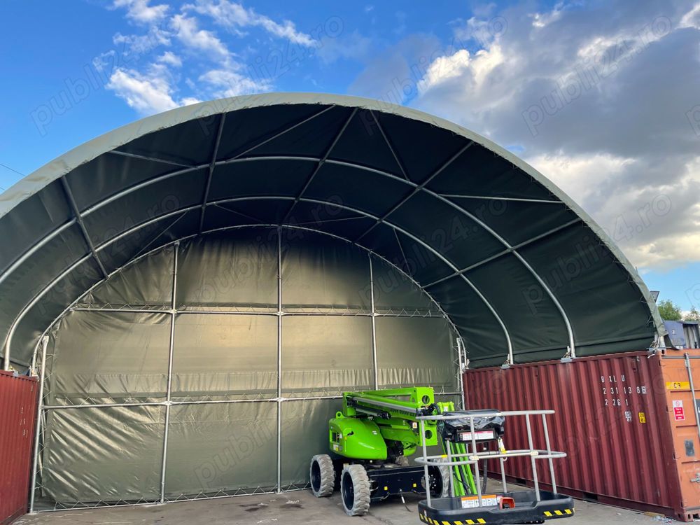 Cort container 10m x 6m pentru containere de 20"