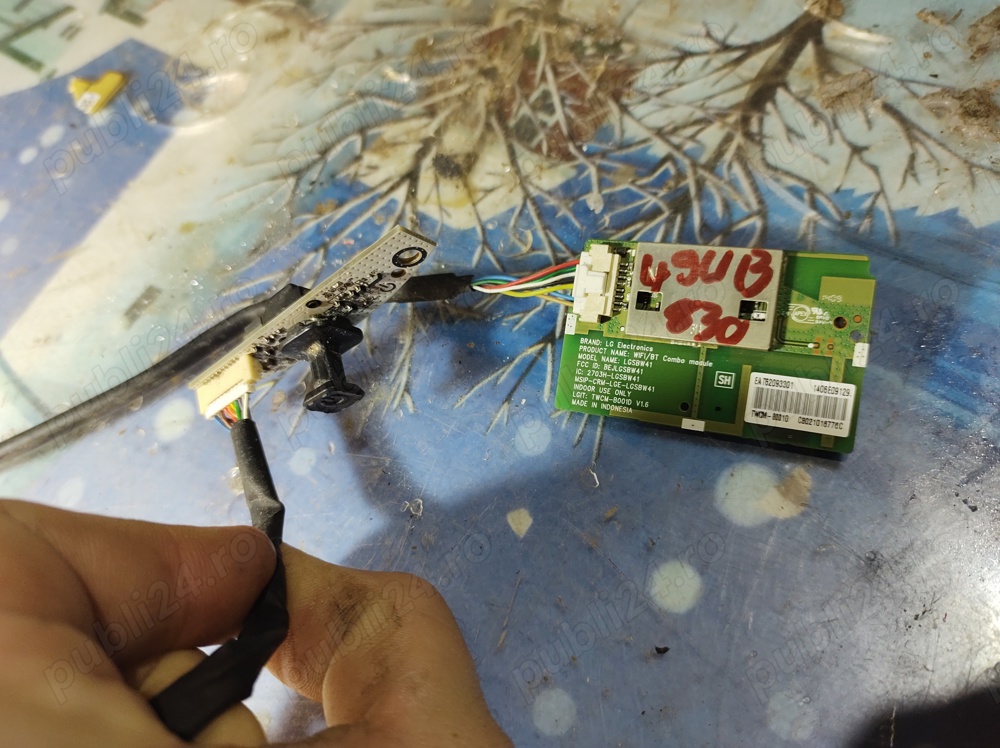 modul Ir ebr78101302 + wifi bt lgsbw41 de pe tv LG 49ub830