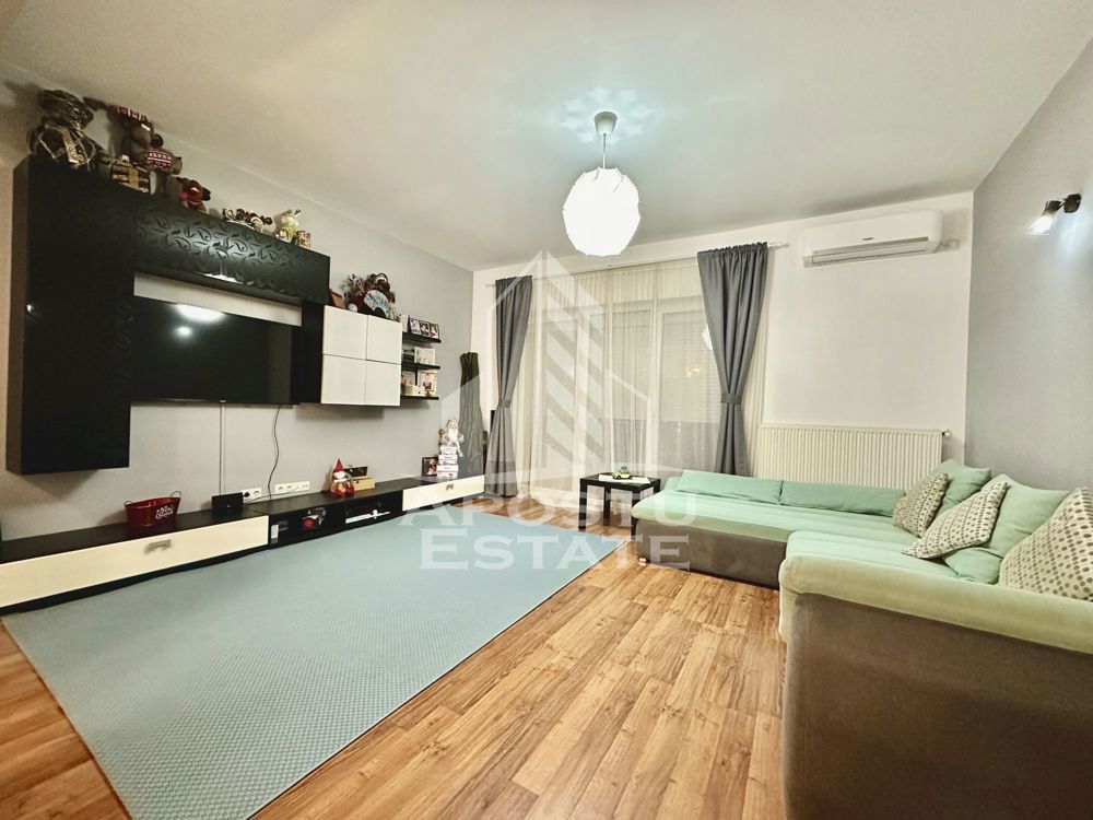 Apartament cu 2 camere, 63 mp utili, etaj 2, mobilat, zona Planetelor