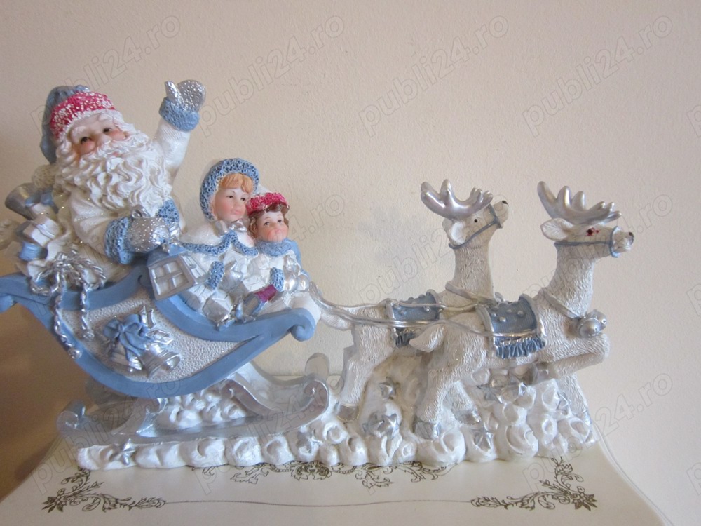 cadou rar Sania lui Mos Craciun  decoratiune Germania  impecabila